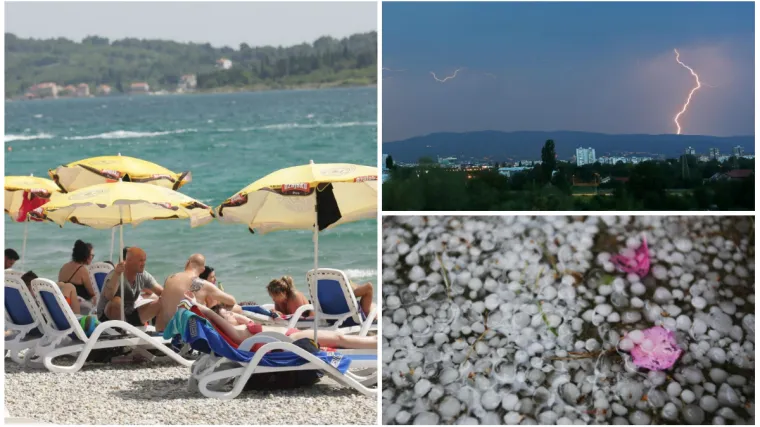 Velika promjena vremena! Budite na oprezu: Očekujte pljuskove s tučom i jakim vjetrom