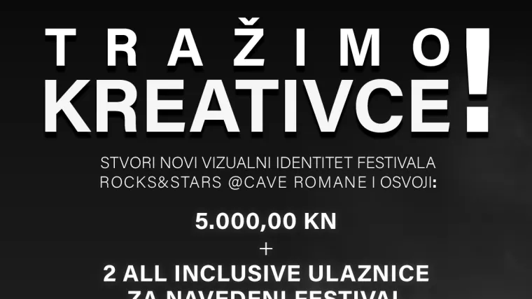 Osmisli novi vizualni identitet glazbenog festivala Rocks&Stars i osvoji super nagrade
