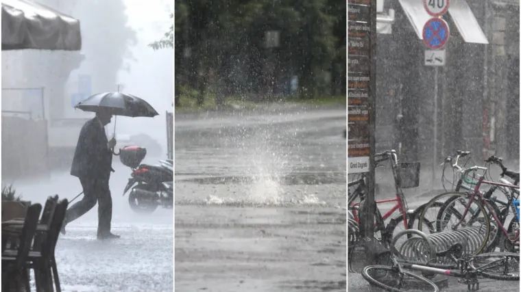 Grom udario u kuću u Zagrebu i izazvao požar, jedna osoba ozlijeđena