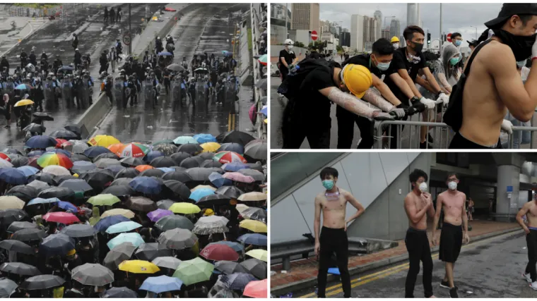 Žestoki sukobi: Na policijski suzavac prosvjednici odgovorili tekućinom koja izaziva probleme s disanjem