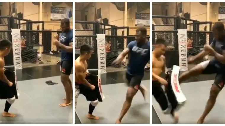 Ngannou low kickom doslovno 'izbio iz cipela' timskog kolegu