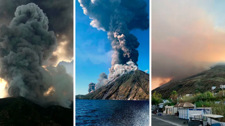 Probudio se vulkan na talijanskom otoku: Upla&scaron;eni turisti skakali u more, poginula jedna osoba