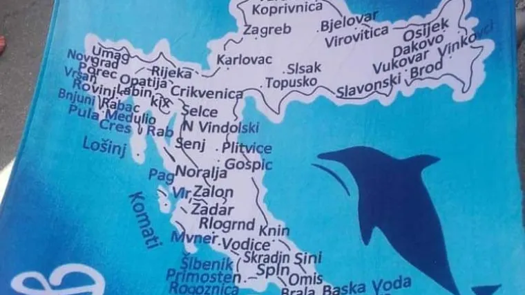 Kinezi napravili ručnike s kartom Hrvatske. Jao.