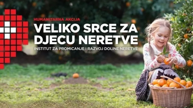 Pridružite se humanitarnoj akciji 'Veliko srce za djecu Neretve'