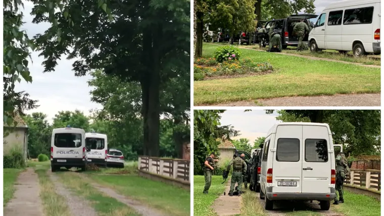 Pronašli ga u napuštenoj staji u obližnjem selu, imao je oružje; ispred policijske stanice stigla hitna