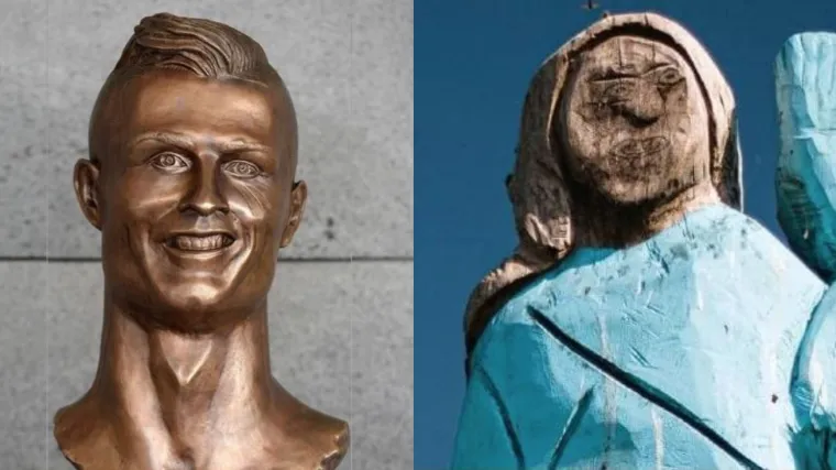 Ekipa se i dalje ne prestaje rugati na račun kipa Melanije u Sloveniji: 'Skoro dobra kao Ronaldo'