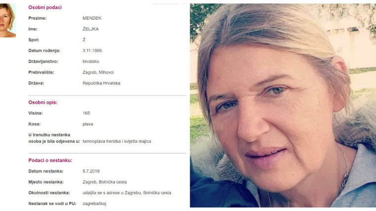 Nema je šesti dan: 'Mama je nestala iz Vrapča. Očajni smo, tražimo pomoć predsjednice i ministara'