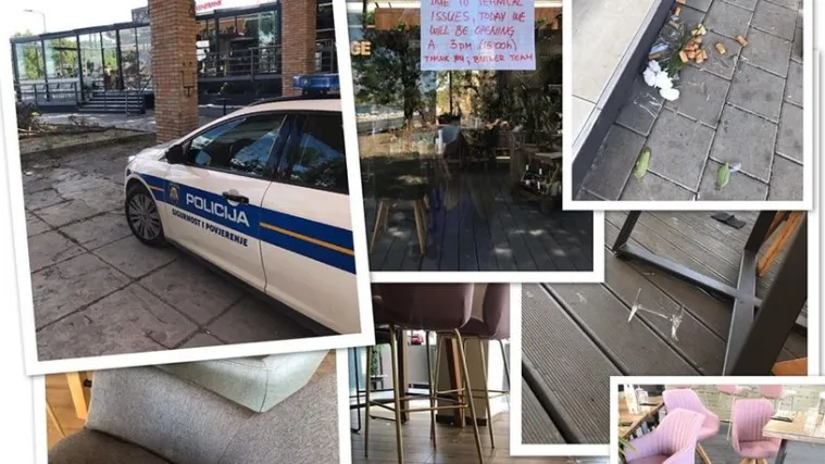Demolirali restoran u Zadru: Bacali stolice i ča&scaron;e, urinirali, vrijeđali osoblje na nacionalnoj osnovi