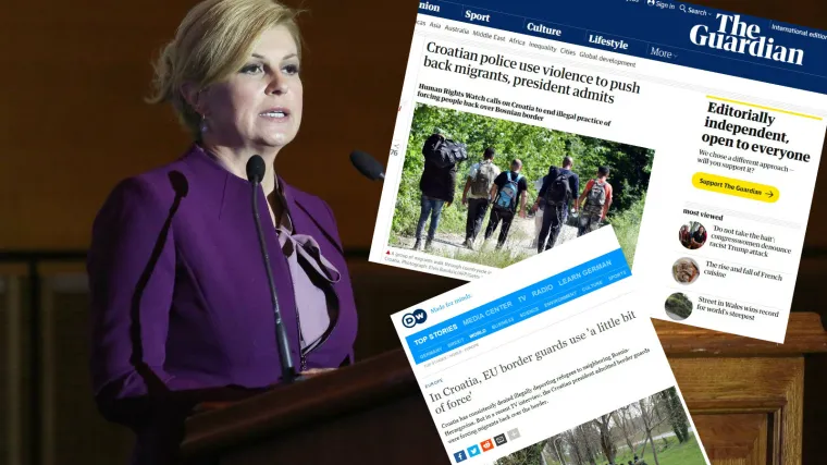 Predsjednica i njena izjava o migrantima postala jedna od glavnih vijesti u svijetu