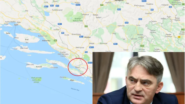 'Pelje&scaron;ki most je u drugom planu, bitna je morska granica s Hrvatskom'