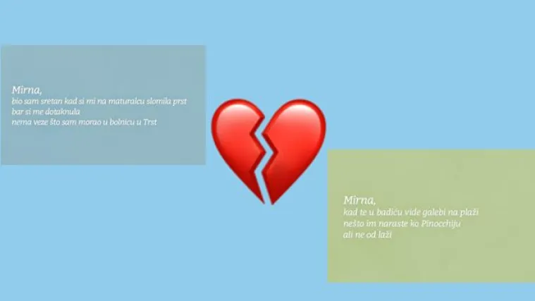 'Ali meni 19 centimetara nije dosta': ''Pjesme o Mirni'' hit su Instagrama, evo o čemu je riječ