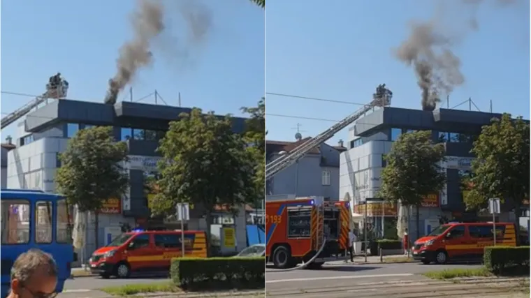 Vatra buknula kod ro&scaron;tilja, četiri vatrogasna vozila iza&scaron;la na teren