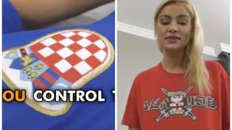 Srpska pornozvijezda u majici Delija poku&scaron;ava 'preobratiti navijača Hrvatske'
