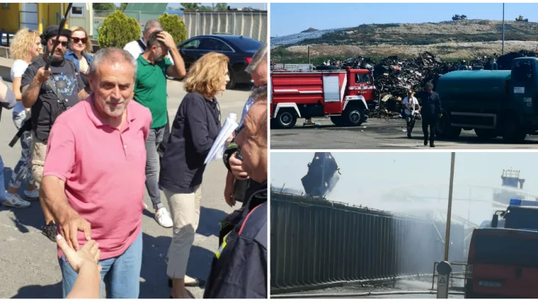 VIDEO Bandić ispred reciklažnog dvori&scaron;ta u Jaku&scaron;evcu: 'Hvala Bogu, vi&scaron;e ne dimi. Nije bilo ugroze ljudi'