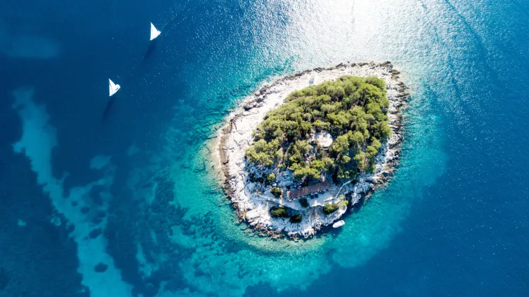 Otok Gangaro: nenaseljeni hrvatski otok