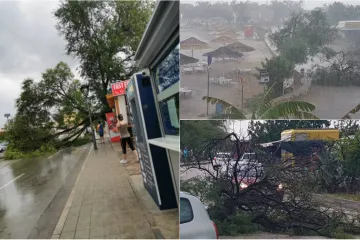Split, Dubrovnik i Vodice pod vodom, vjetar 'uneredio' Jadriju, čupao stabla u Šibeniku, Pirovcu...