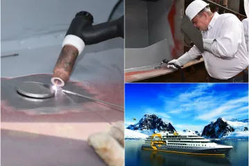 Položena kovanica u kobilicu putničkog broda za polarne ekspedicije