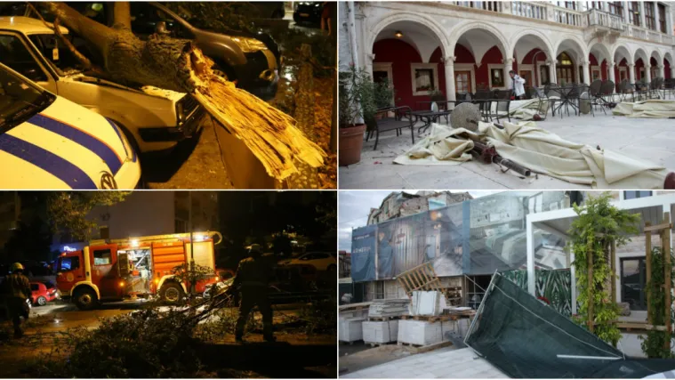 Nevrijeme poharalo Hrvatsku: Najvi&scaron;e je stradala Dalmacija, a u Samoboru je ozlijeđeno troje Nijemaca