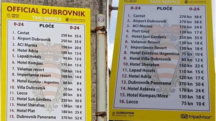 Dubrovački taksisti koji voze po jeftinijoj tarifi imaju problema: 'Ljudi se samo okrenu i odu'