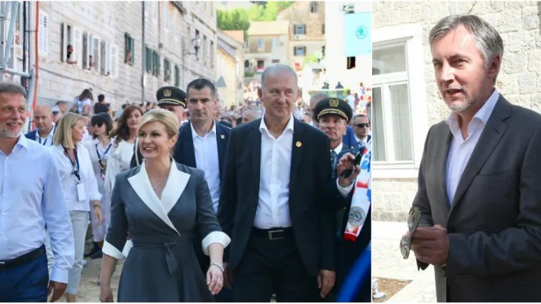 Sinj kao centar politike: Predsjednici puna pozornost, ali Miroslav &Scaron;koro ukrao je show