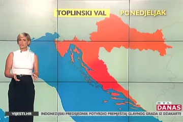 Počeo je vrhunac toplinskog vala: Pogledajte kakvo nas vrijeme očekuje