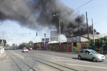 Izgorio putnički vagon na Glavnom kolodvoru