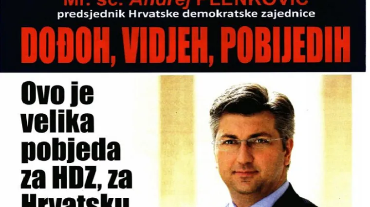 Hrvatski tjednik je stari suradnik HDZ-a