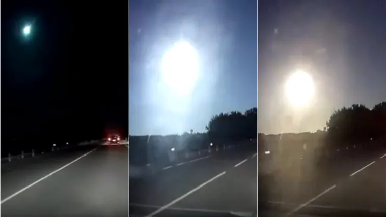 Vatrena kugla sjurila se s neba i pretvorila noć u dan