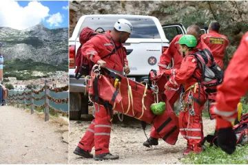 HGSS spašava speleologe: 'To je opasno mjesto na kojem je kolegica zbog hladnoće izgubila prste'