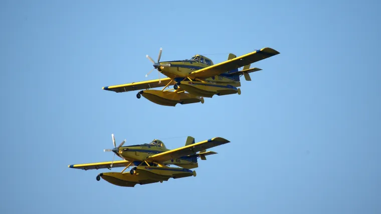 Dva airtractora sudjeluju u ga&scaron;enju požara na Plje&scaron;ivici