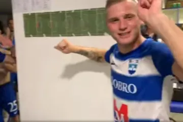 Euforični Bočkaj predvodio slavlje nakon rušenja Hajduka, ovo vrijedi vidjeti