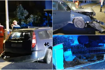 Pijan prebrzo vozio pa se zabio u ogradu: 'Prizor je zastrašujući'