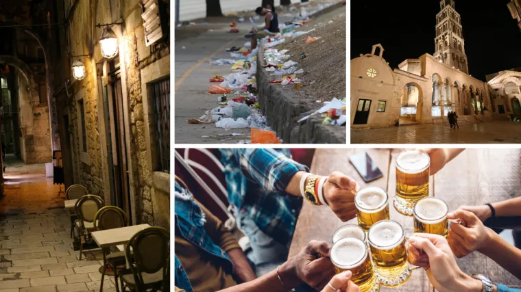 Splićanima je dosta razularenih turista i 'pijanih tura': 'Vrše nuždu, povraćaju, viču'