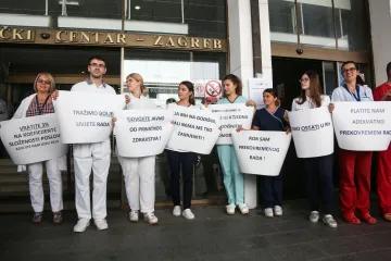 Stotine sestara i tehničara tražilo povećanje plaća: 'I ja bih na godišnji, ali nema me tko zamijeniti'