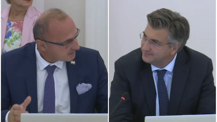 VIDEO Plenković se na obraćanje novog ministra nije mogao prestati smijati: 'Držim Komaricu na liniji...'