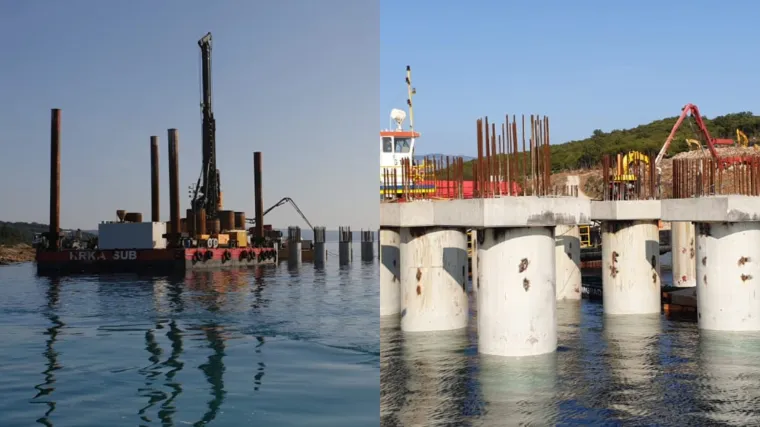 LNG terminal se 'diže' iz mora: Radovi na investiciji od 223 milijuna eura u punom zamahu