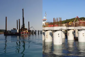 LNG terminal se 'diže' iz mora: Radovi na investiciji od 223 milijuna eura u punom zamahu