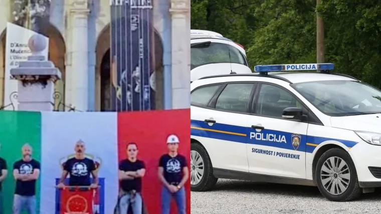 Policija u Rijeci uhitila jo&scaron; dvojicu Talijana: I kod njih pronađena povijesna zastava Kraljevine Italije!
