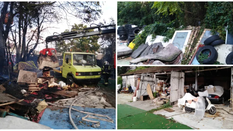 VIDEO/FOTO Uga&scaron;en požar u centru Zagreba: Pogledajte &scaron;to je sve bilo u dvori&scaron;tu gdje je buknula vatra!