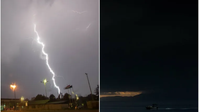 Uz grmljavinsko nevrijeme i obilnu ki&scaron;u, temperatura drastično pada