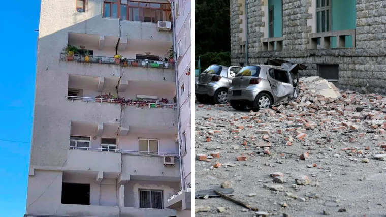 Serija potresa u Albaniji: Ozlijeđeno vi&scaron;e od 100 ljudi, panično su bježali iz svojih domova
