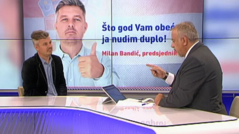 Predsjednički kandidat Milan Bandić u RTL Direktu: 'Želim da korupcija bude dostupna malom čovjeku'