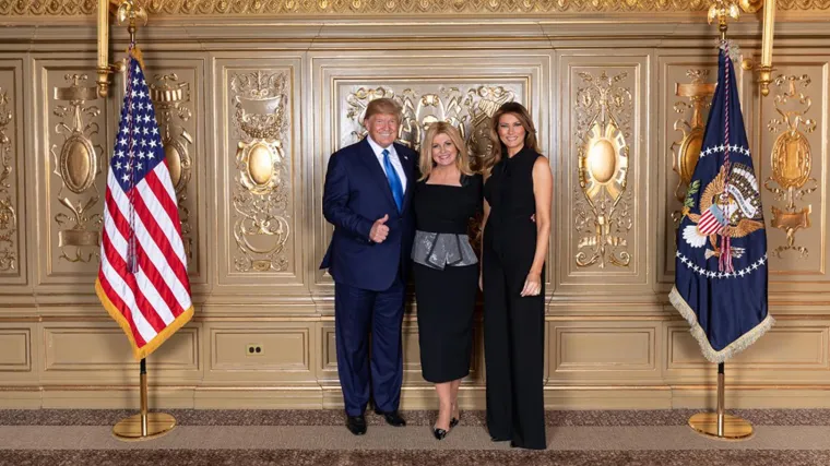 Kolinda Grabar-Kitarović susrela se u New Yorku s Donaldom i Melanijom Trump