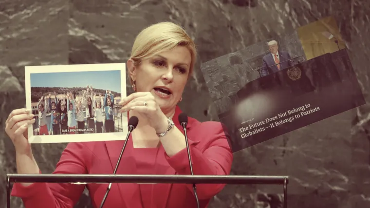 Predsjednica: 'Trump nije rekao da budućnost ne pripada globalistima' Demantira je i Bijela kuća!