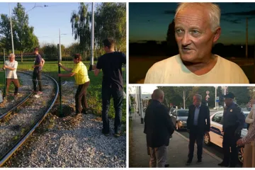 Ogradom zagradili okretište tramvaja! Maršanić: 'Policija nema pravo maknuti nas s posjeda'