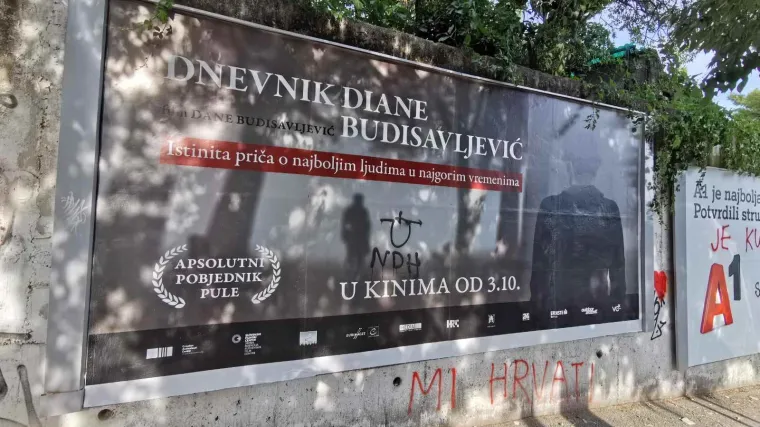 Na plakatima nagrađivanog filma pozivao na ubijanje Srba i policajaca i veličao NDH