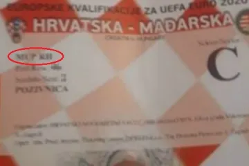 Na crno se prodaju MUP-ove ulaznice za utakmicu s Mađarskom, i to po bezobrazno visokoj cijeni?