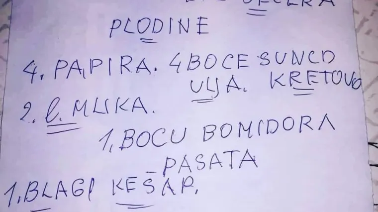 Urnebesan popis za kupovinu jedne dalmatinske bake: 'Blagi ke&scaron;ap i kilogram biža'