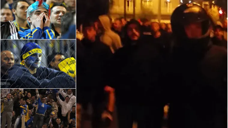 Huligani naoružani do zuba maltretirali navijače BiH: Izbjegli su krvoproliće