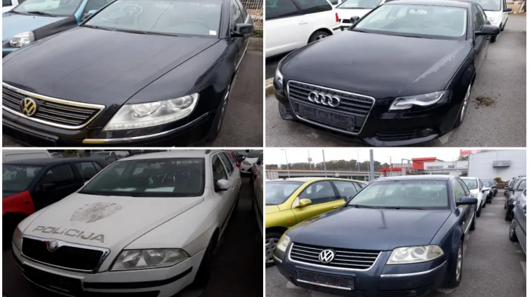 Želite kupiti auto od Sabora, policije ili ministarstva za 'siću'? Audi A4 za 1500, a Passat za 3000 eura